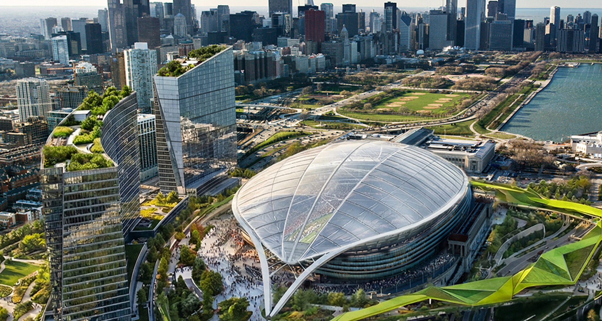 Futuristic Soldier Field proposed to urge Bears to stay in Chicago