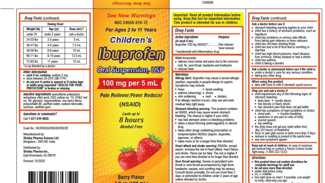 Nearly 90,000 bottles of children’s ibuprofen recalled nationwide