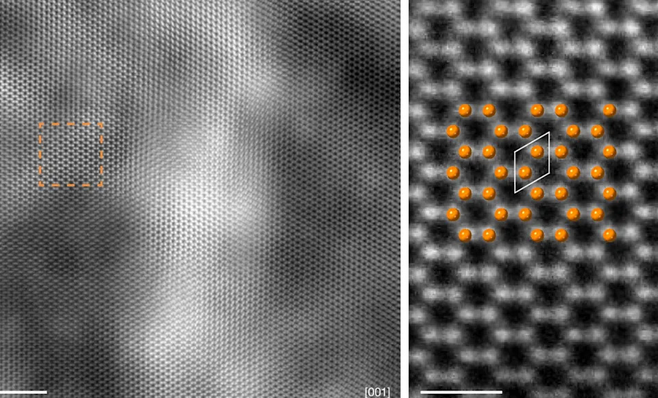 Atomic structure of the bulk hexagonal diamond (Nature (2026))