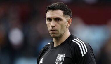 Aston Villa’s Emi Martinez appears to be breaching FA’s gambling rules