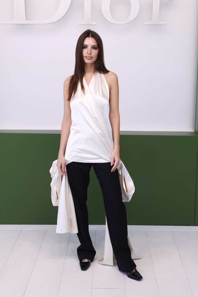 Emily Ratajkowski at the Dior show