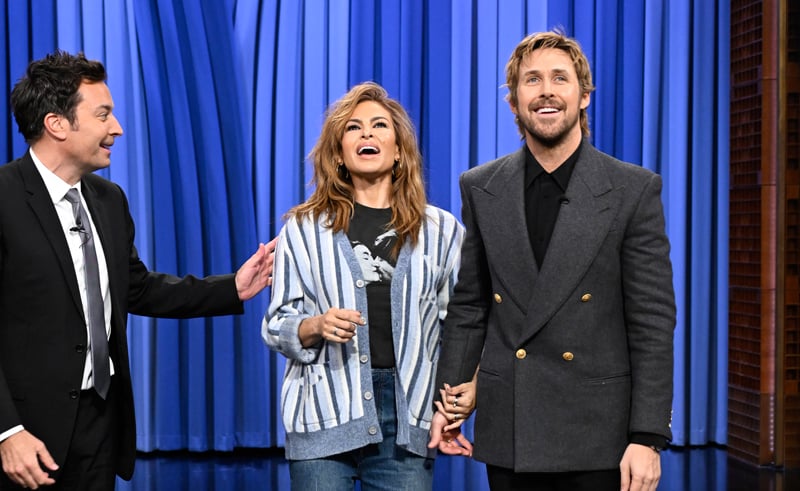 Eva Mendes Makes Rare Appearance with Ryan Gosling to Celebrate Her Birthday on ‘Fallon’ Show | Eva Mendes, Ryan Gosling | Celebrity News and Gossip | Entertainment, Photos and Videos