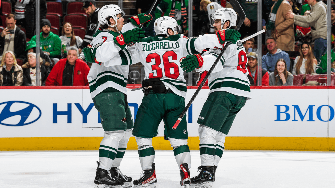 Zuccarello, Wild recover for OT win against Blackhawks