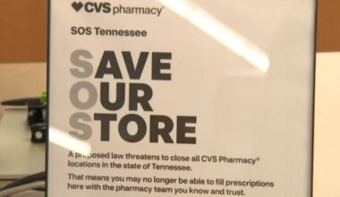 TN bill targeting pharmacy benefit managers would shut down 100+ CVS stores