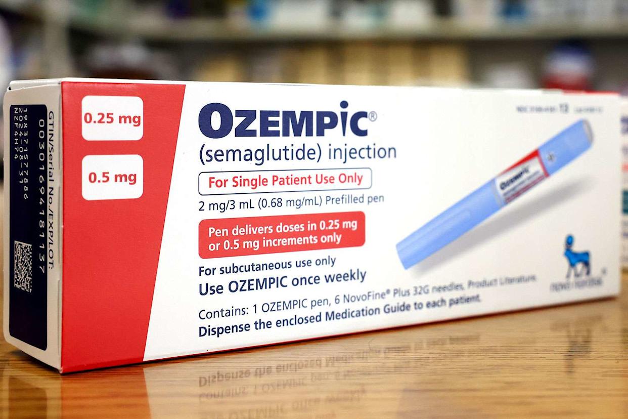 Packaging for the Ozempic injectable penCredit: Mario Tama/Getty