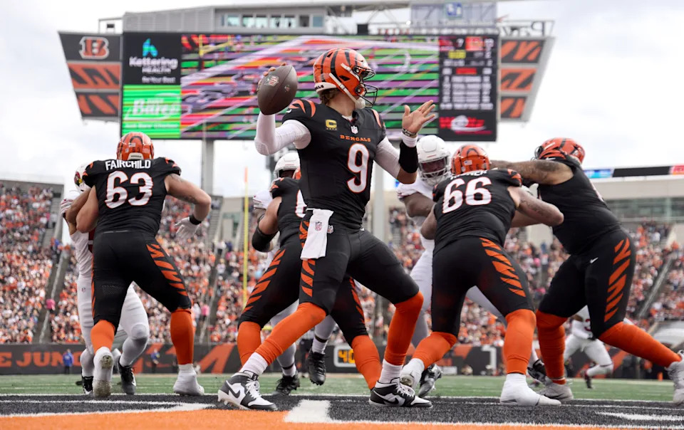 <p>Cincinnati Bengals quarterback Joe Burrow throws against the Arizona Cardinals during an NFL game. Mandatory Credit: Joseph Maiorana-Imagn Images</p>