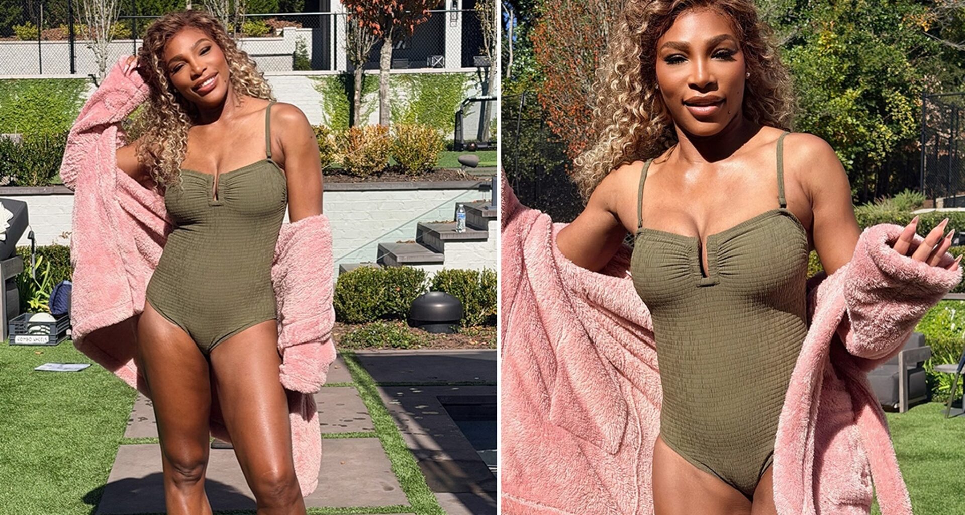 Serena Williams Flaunts Toned Bod in Swimsuit, 'Perfectly Me!'