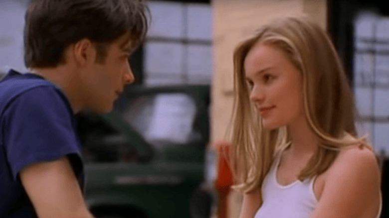 Will and Bella smiling at each other on 