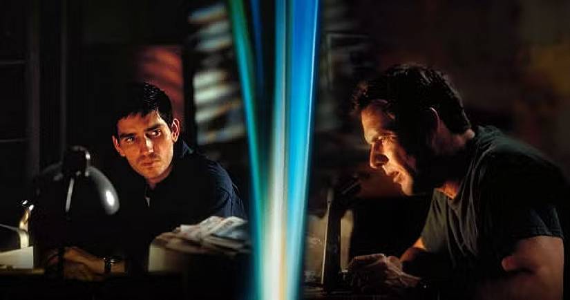 Father and son speaking across time and space in Frequency