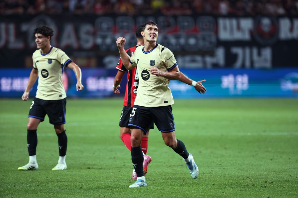 Andreas Christensen of FC Barcelona