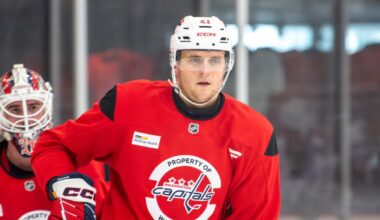 Aliaksei Protas is ‘going to miss a little bit of time’ after head-on-head collision with Nic Dowd