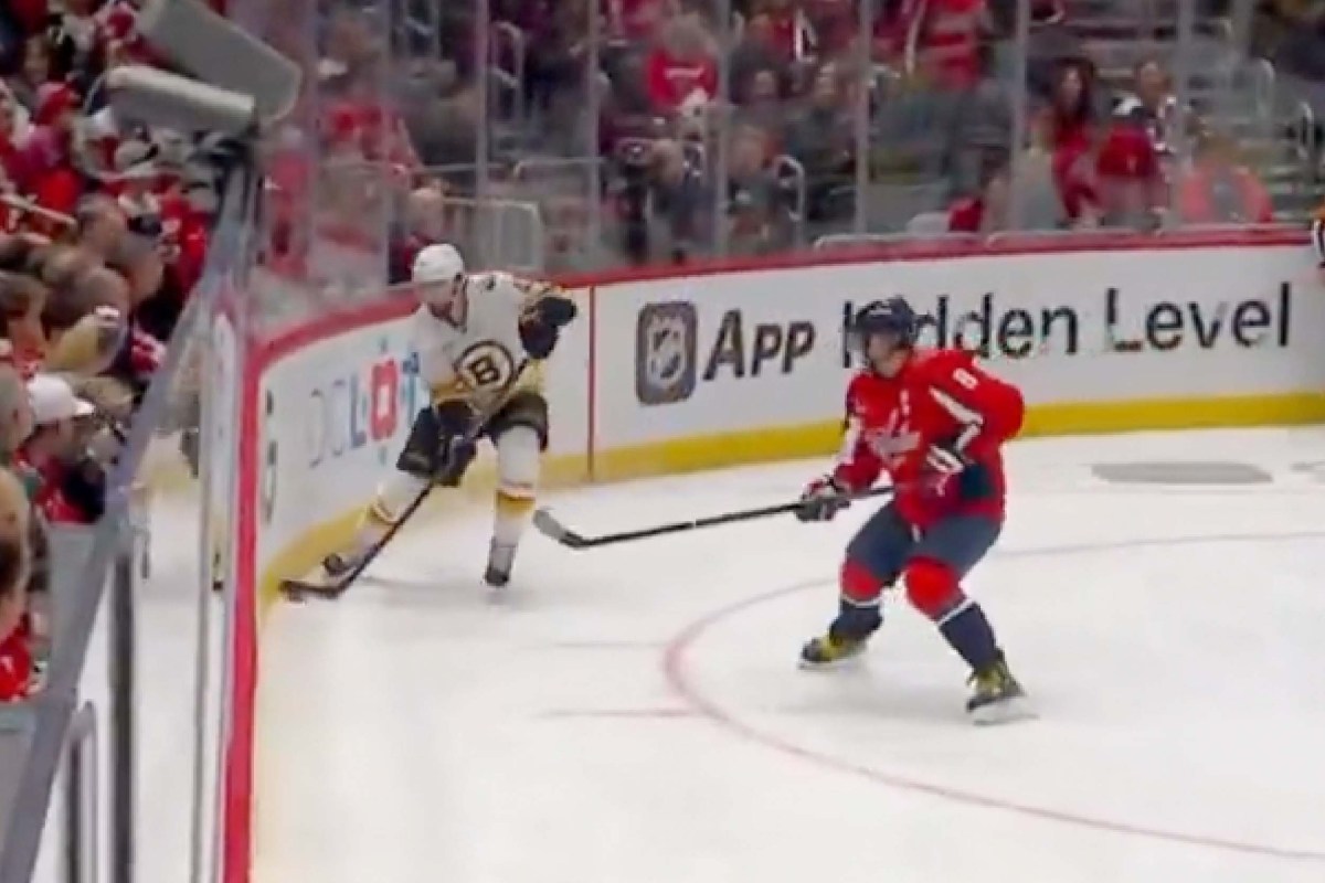 Spencer Carbery frustrated by non-call for puck over glass against Bruins: ‘There’s four sets of eyeballs on the ice. Someone has to see that.’