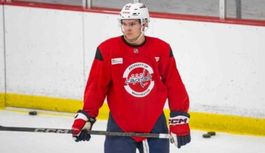 Ivan Miroshnichenko to play for Capitals against Blues with Ethen Frank out due to a lower-body injury