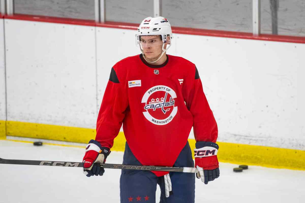 Ivan Miroshnichenko to play for Capitals against Blues with Ethen Frank out due to a lower-body injury