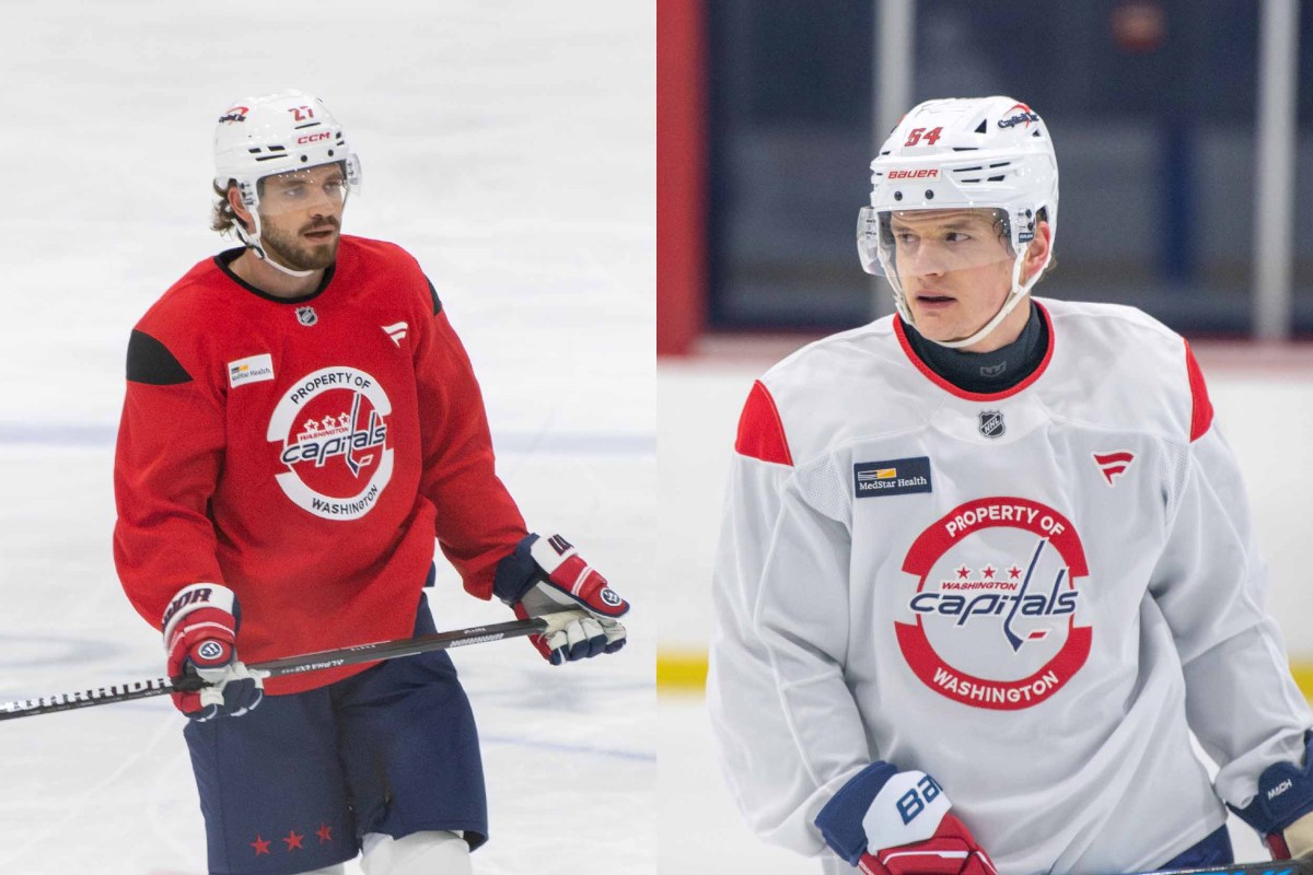 Timothy Liljegren and David Kampf will not make their Capitals debuts against the Flames