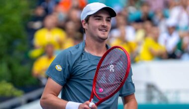 Joao Fonseca meets World No. 1 Carlos Alcaraz for the first time on Friday in Miami.