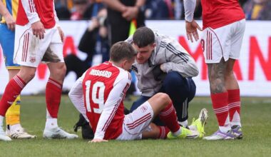 Arteta on Gabriel + Rice absences, two more injuries