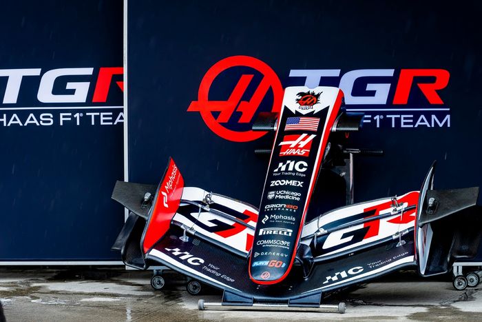Front wing of Oliver Bearman, Haas F1 Team