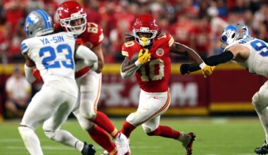 Detroit Lions signing free agent RB Isiah Pacheco