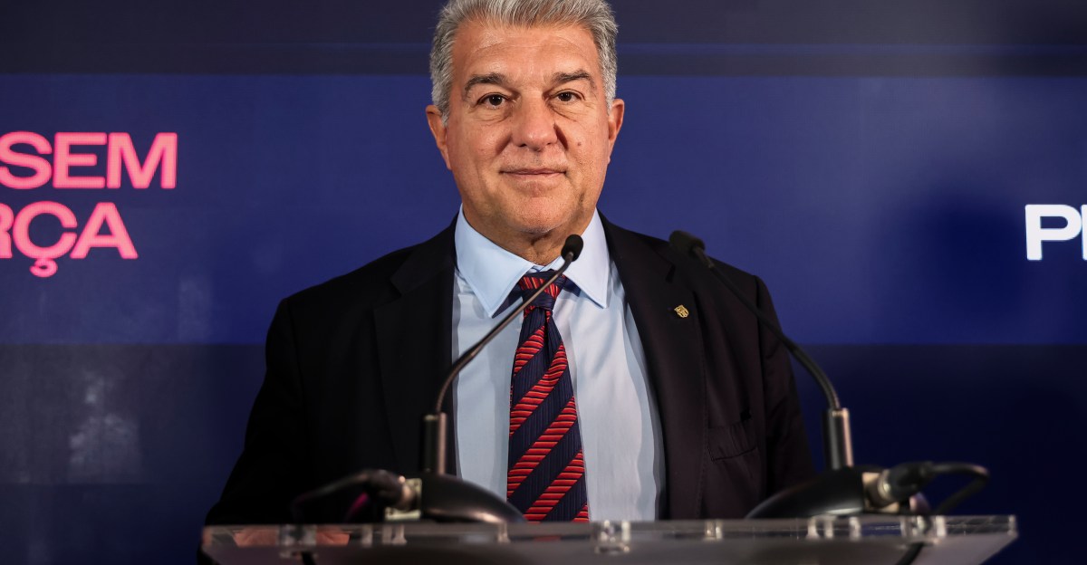 Joan Laporta says it’s ‘not mandatory’ for Barcelona to sign a new No. 9