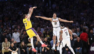 Luka Doncic hits game-winner with 0.5 seconds remaining in overtime as Lakers beat Nuggets 127-125