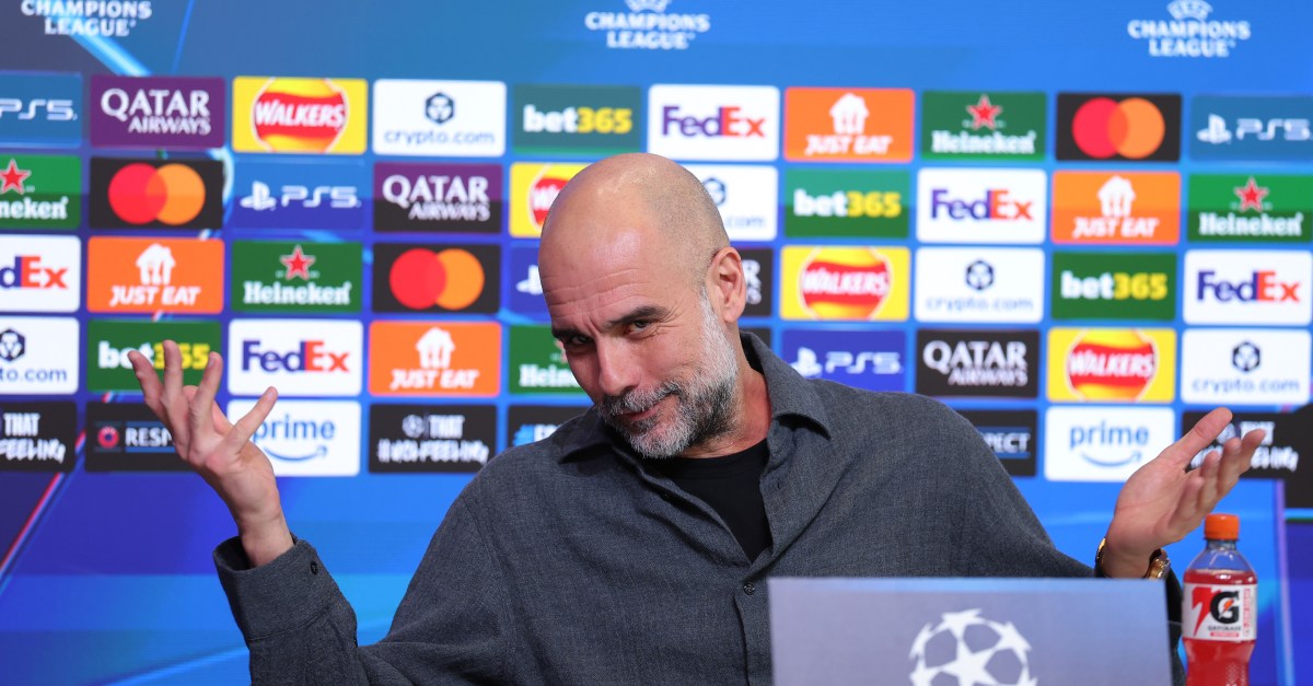 Guardiola: “10 against 9, with a 4-0 lead for them, it was impossible.”
