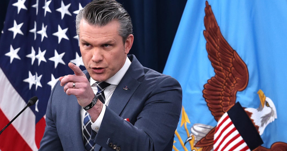 Pete Hegseth says "largest strike package yet" coming today in Iran war