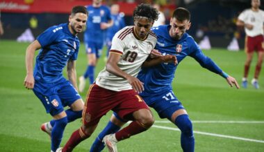 Six Barcelona players feature as Spain dominate friendly against Serbia