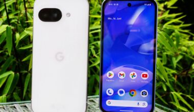 Google Pixel 9a and 10a