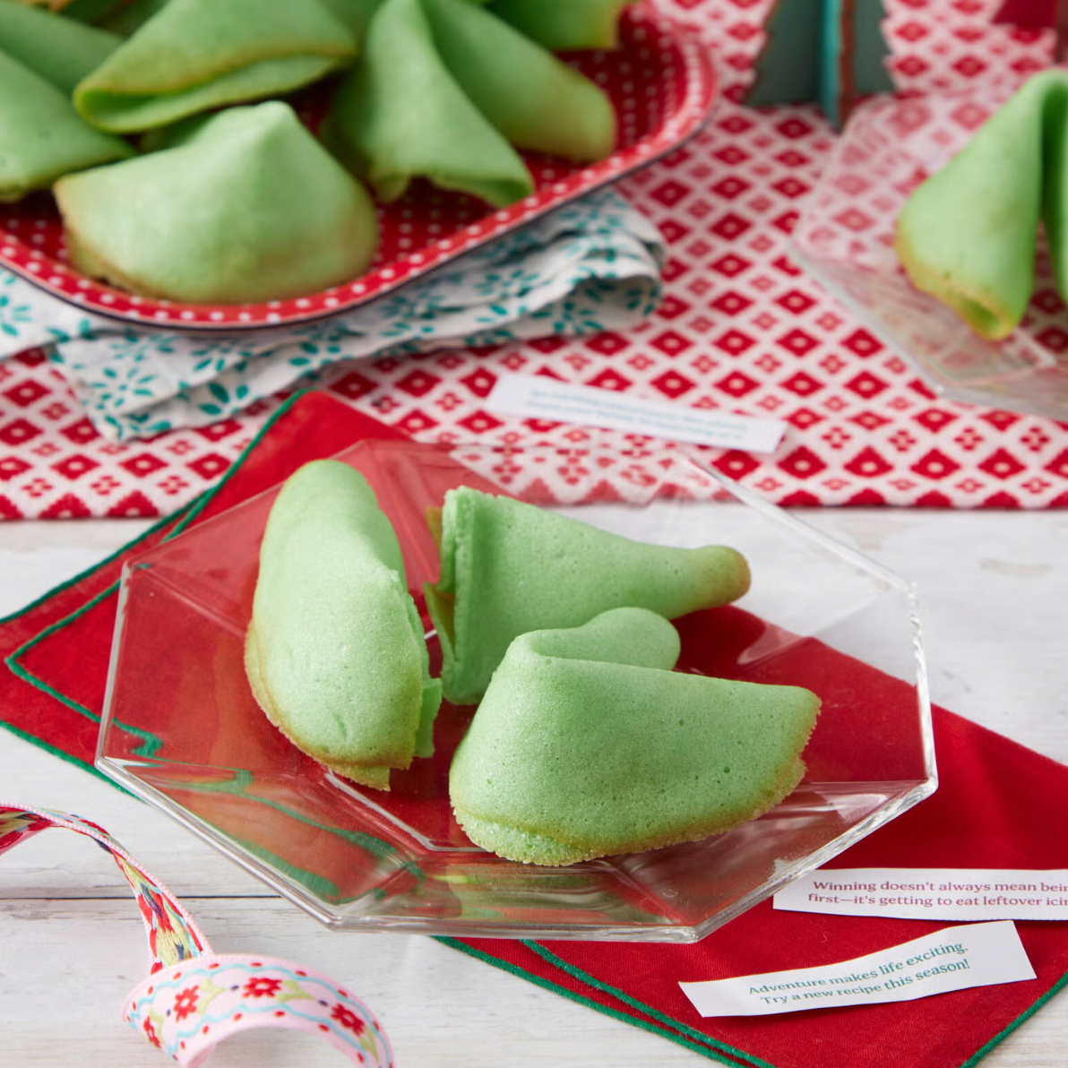 green fortune cookies for kids on st patricks day