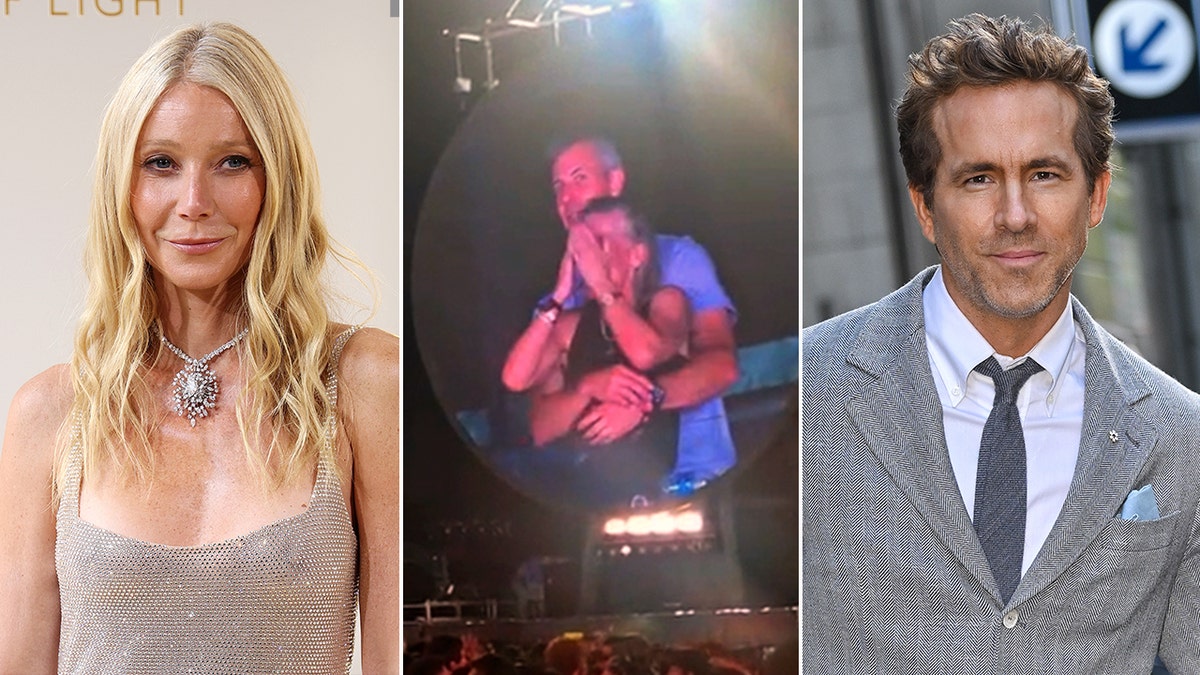 Gwyneth Paltrow and Ryan Reynolds made an ad mocking the Coldplay Kiss Cam moment