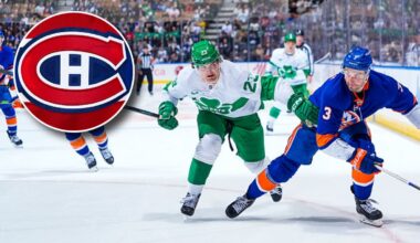 The One Canadiens Fan At Leafs-Islanders Game Gets Clobbered By Puck