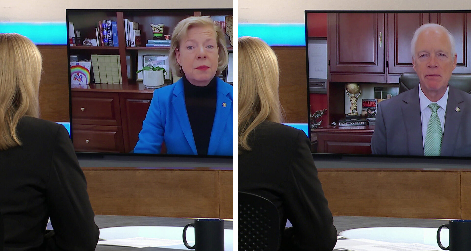 US Sen. Tammy Baldwin, US Sen. Ron Johnson