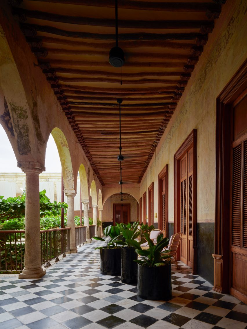 Hotel rooms in Mexican hotel
