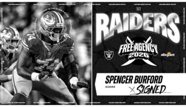 Raiders sign G Spencer Burford