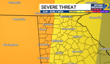 Severe storms set to target north Georgia early Monday – WSB-TV Channel 2