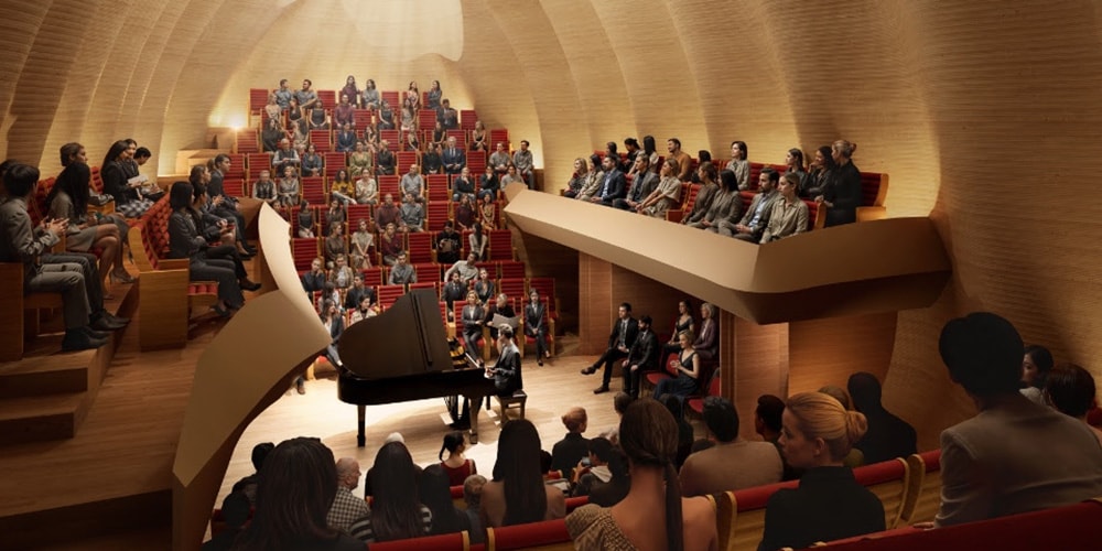 Shigeru Ban Timber Concert Hall Altdorf