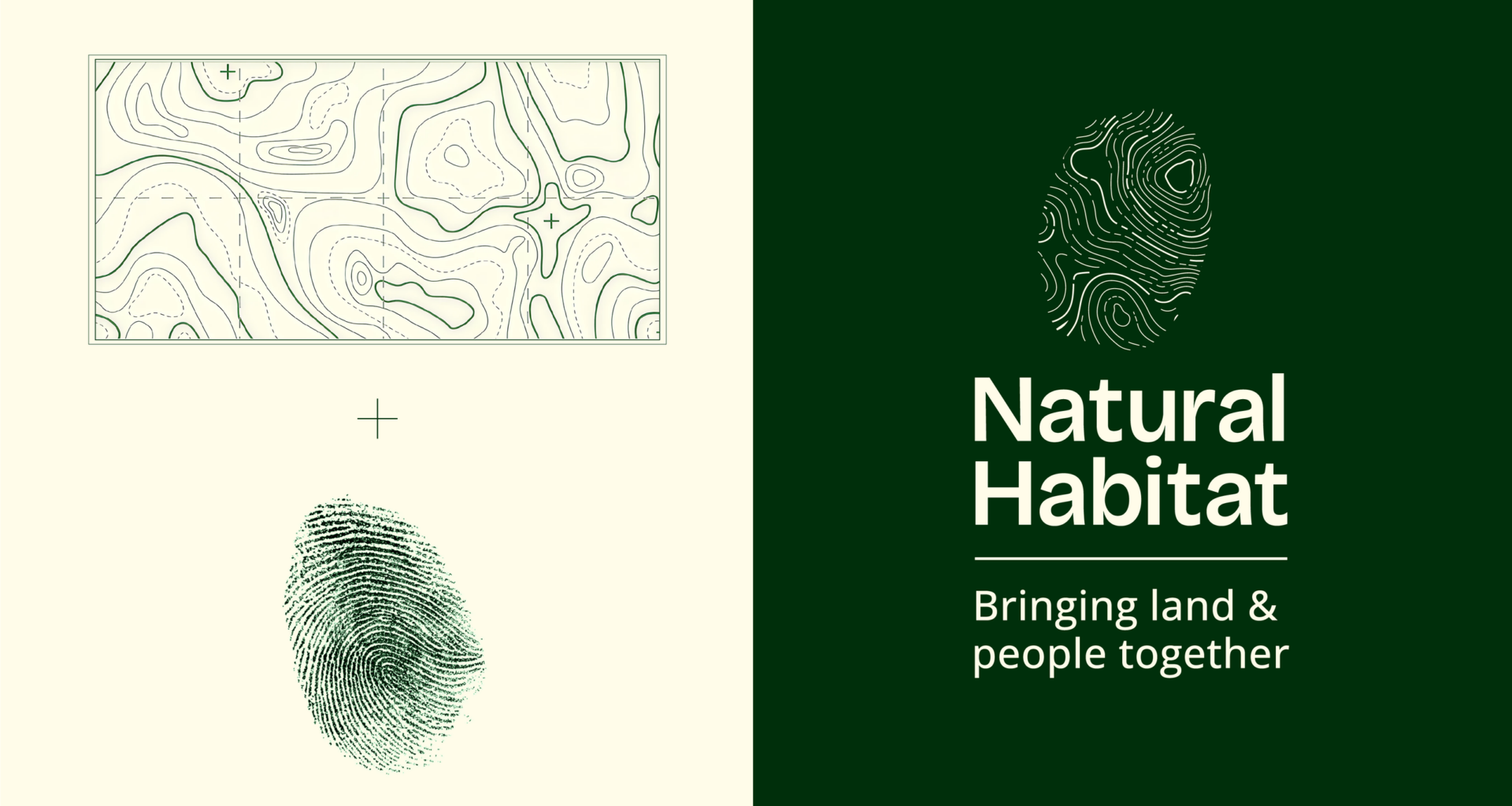 This rebrand combines maps and fingerprints into something special
