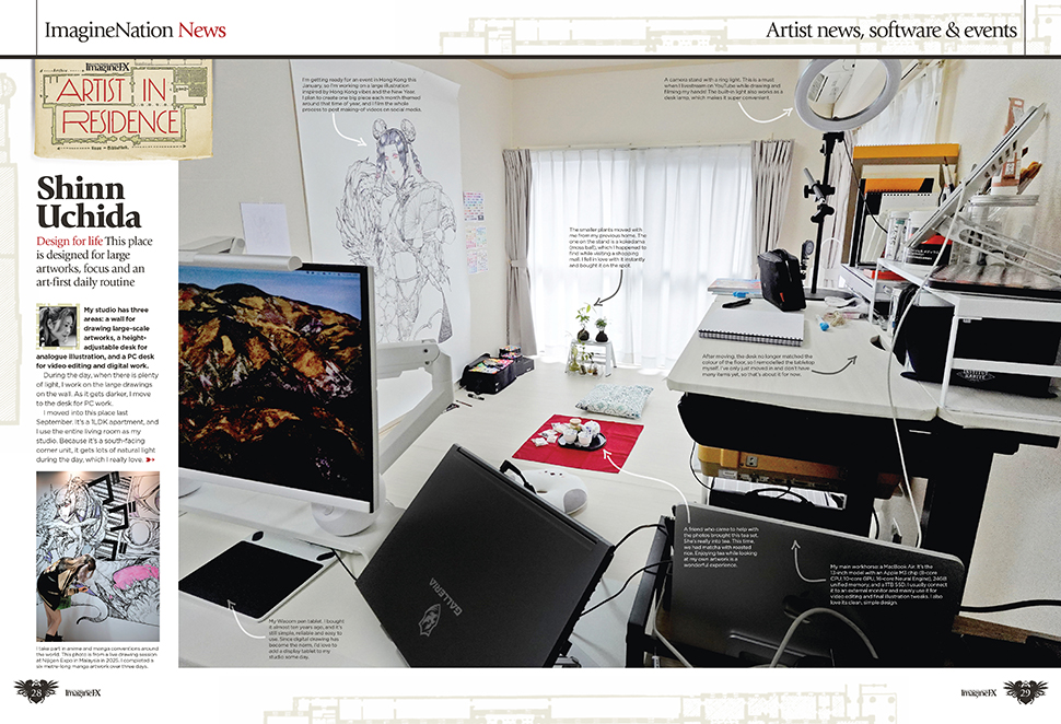 Images from issue 264 of ImagineFX magazine