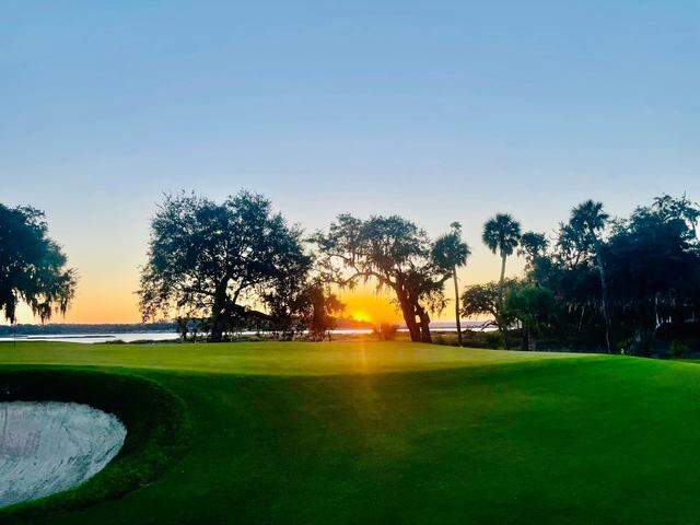 Michael Minks, superintendent at Palmetto Bluff’s May River Golf Course, took this beautiful photo on the course. 
