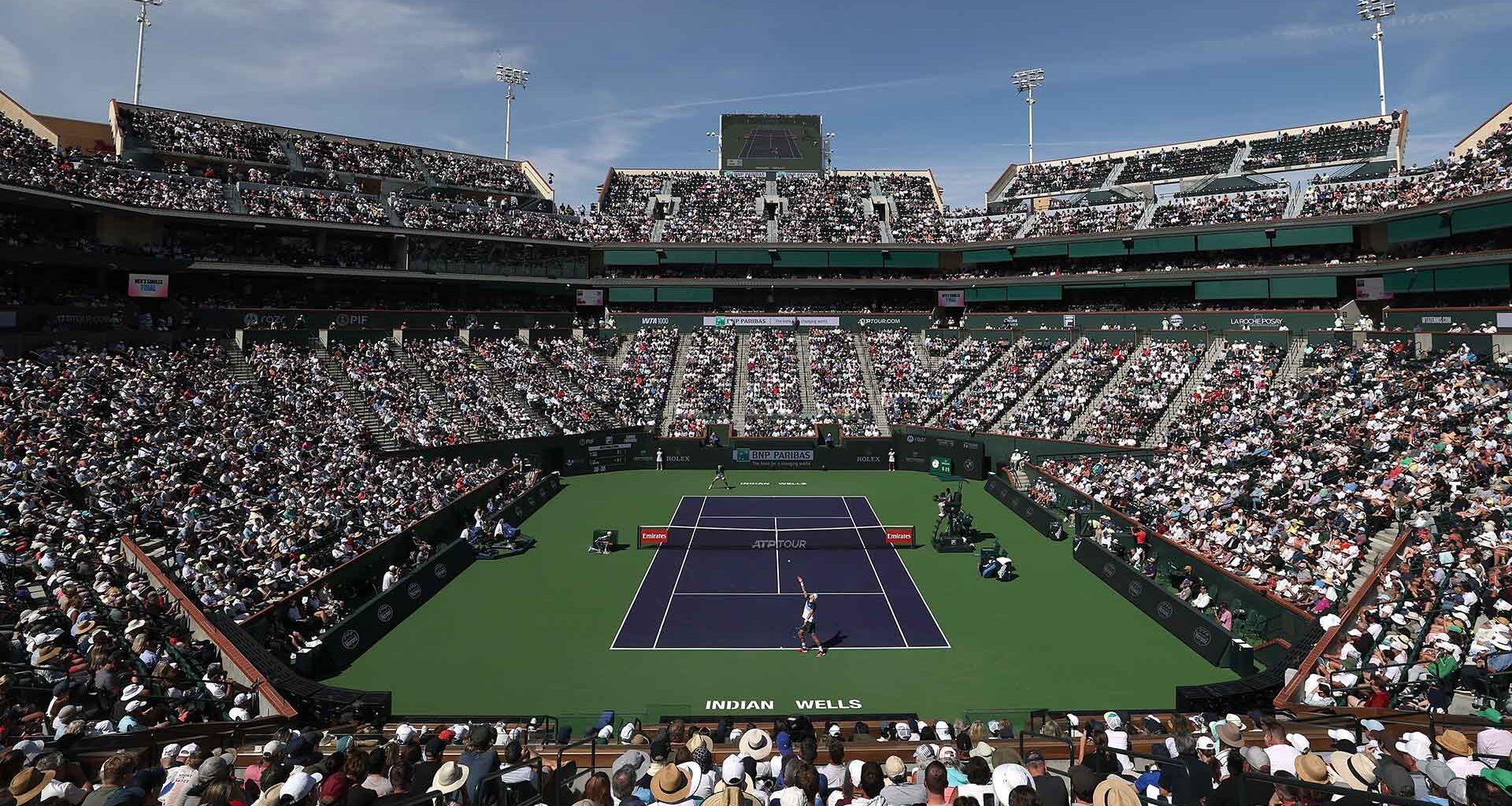 The 2026 Indian Wells semi-finals will take place on Saturday 14 March.