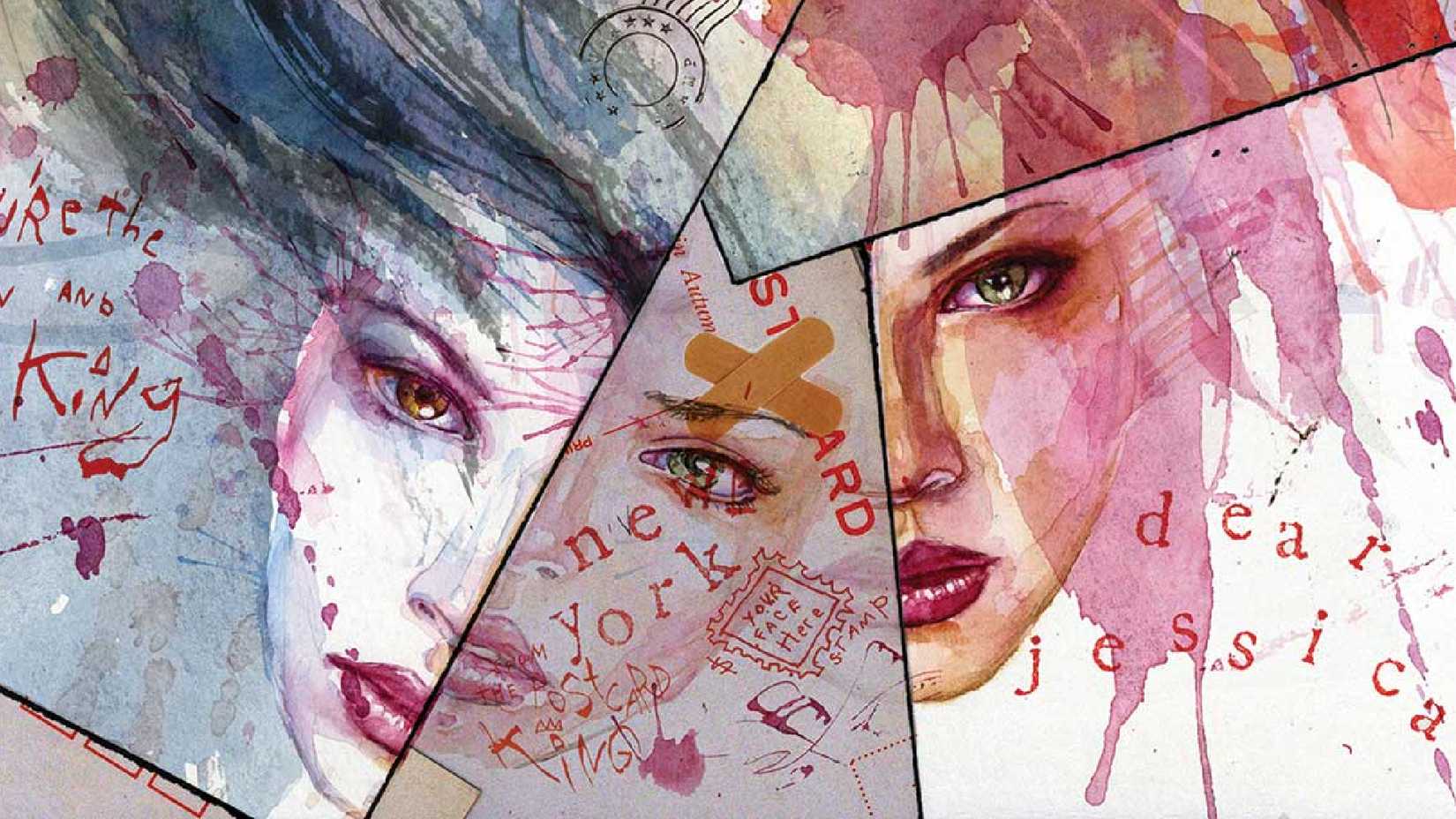 jessica jones postcard king villain art