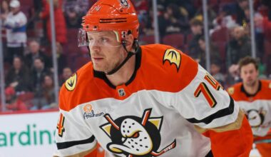 John Carlson plays first game for Anaheim Ducks since trade from Capitals: ‘He’s a really good hockey player’