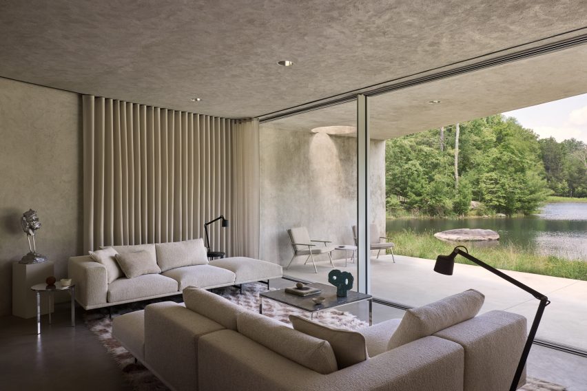 Vipp Guesthouse upstate living room