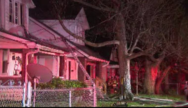 2 people hurt after Jacobs neighborhood fire forces them to jump from second story