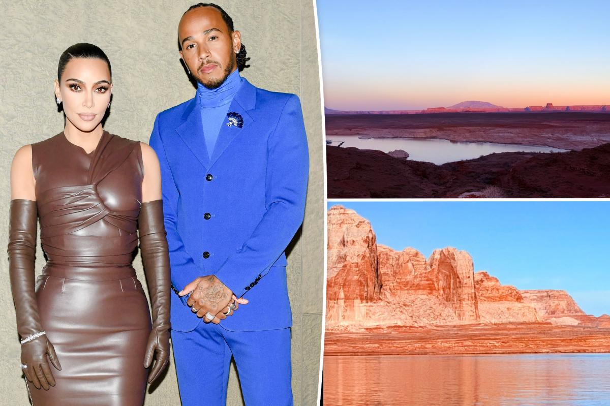 Kim Kardashian and Lewis Hamilton share epic photos from romantic Lake Powell trip