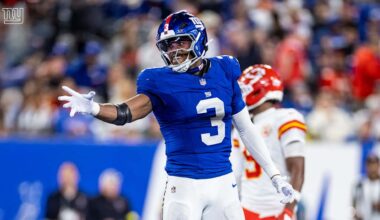 Abdul Carter announces new jersey number