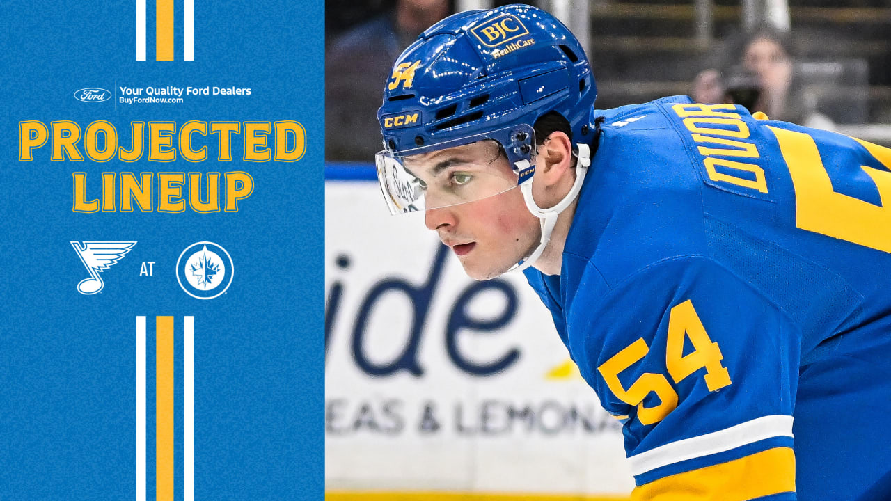 Projected Lineup: March 15 at Winnipeg