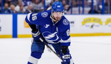 Status report: Kucherov out for Lightning with illness
