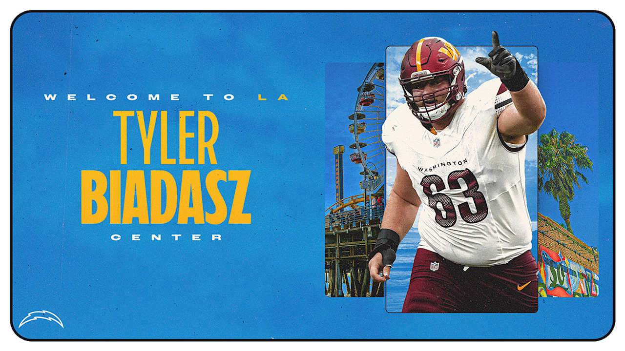 Los Angeles Chargers Sign Pro Bowl Center Tyler Biadasz